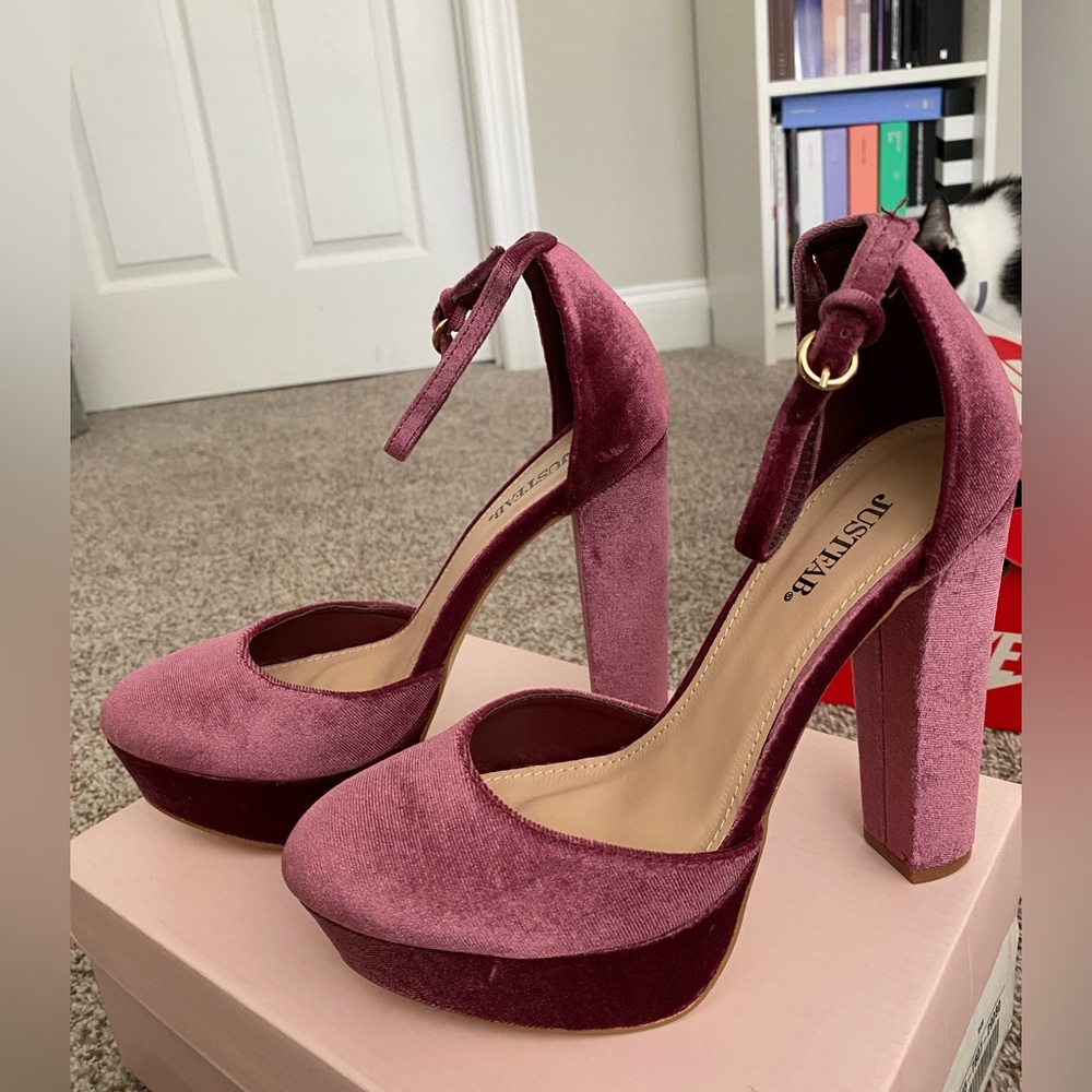 NEW JustFab Jayla Pump Pink Mauve